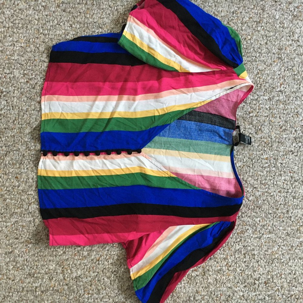 Stipped Crop Top